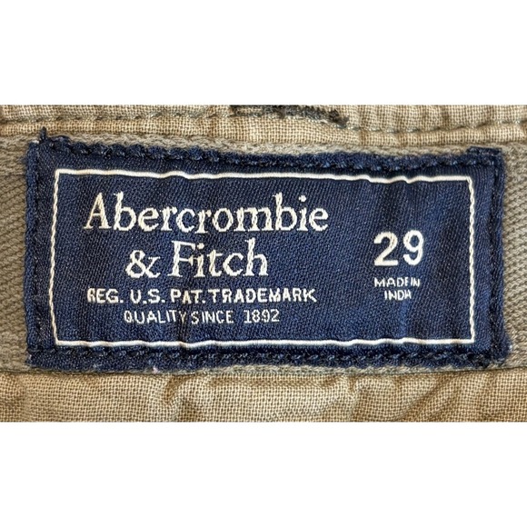 Abercrombie & Fitch Camo Cargo Shorts Mens 29 Heavy Drawstring Y2K Pockets 32* - Picture 2 of 6